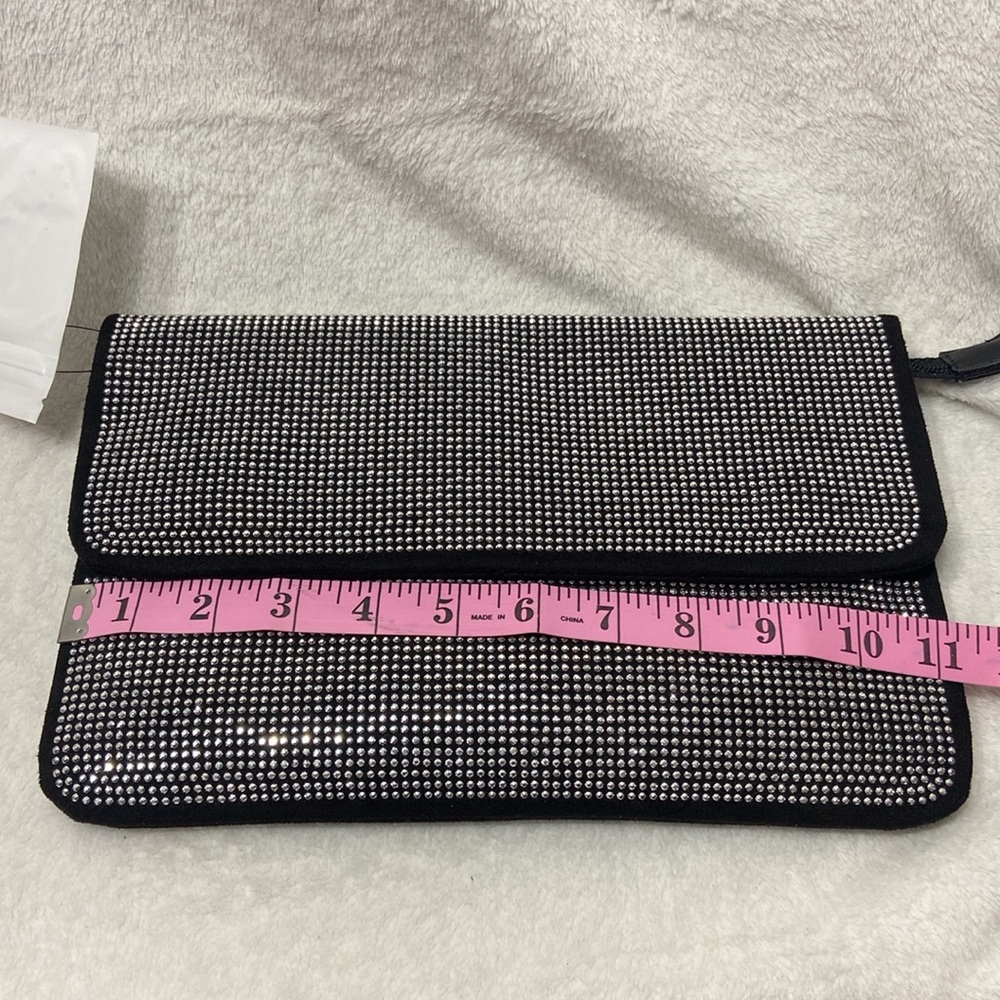 Bradley Mishka Black and Silver Clutch NWT - Picture 10 of 11